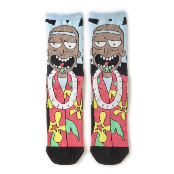 1 Par Rick and Morty Mr. Meeseek's Mönster Herr Crew Socks B