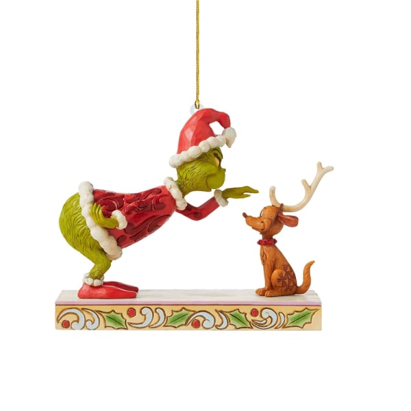 Christmas Grinch Ornaments Xmas Tree Hanged Figur Hänge Dekor C