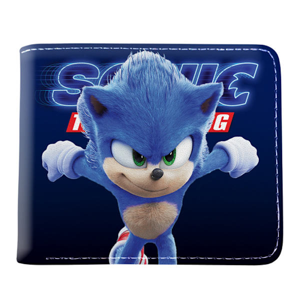 Anime Sonic the Hedgehog Plånboksfodral i PU-läder med lager C