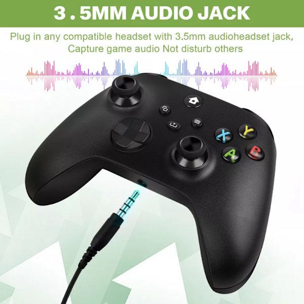 Trådløs controller til Xbox One & Xbox Series X|S PC Windows - Med lydstik Black
