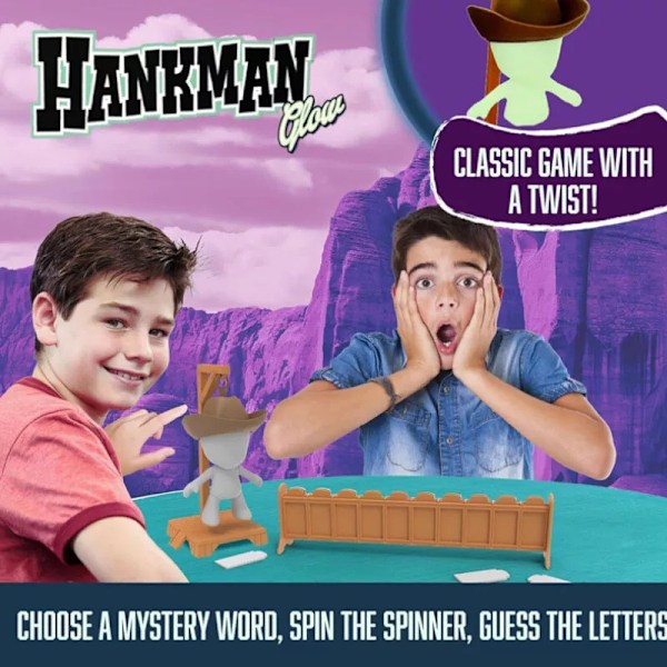Magnetisk Hangman Mystery Ordspil Pædagogisk Familiespil Sjovt Brætspil