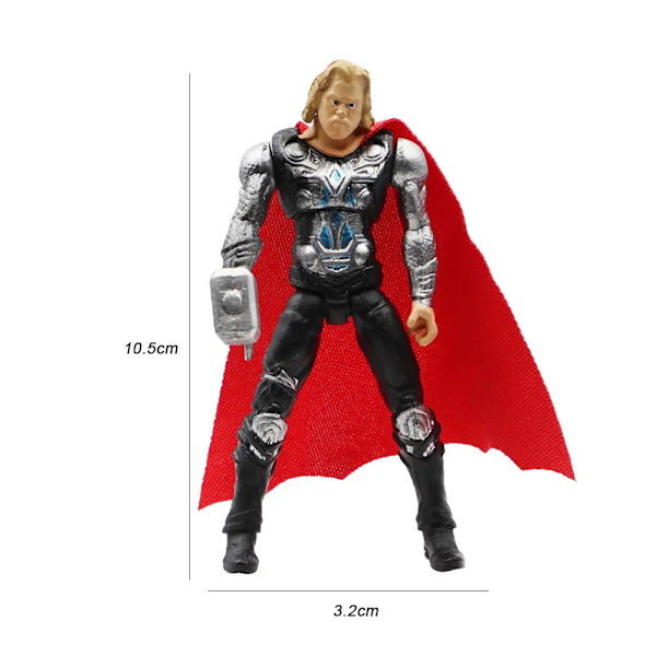 Heroes Marvel Superhjälteäventyr Actionfigur 6-pack 6PCS
