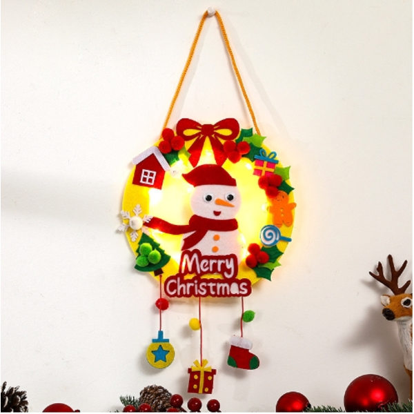 Julekrans Håndlavet DIY Julekrans Kreativt Vedhæng A