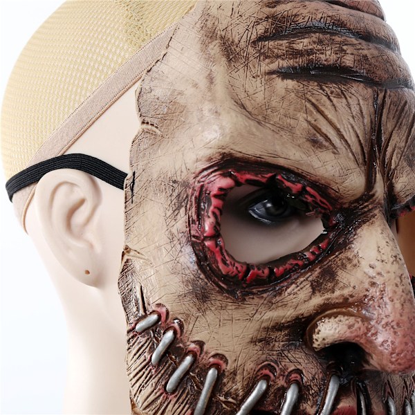 Halloween Mask The Last of Us Clickers Skräck Mask Cosplay Rekvisita Latex Terror Mask