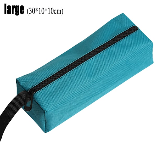 Skiftnyckel Förvaringsväska Dragkedja Fickorganisatör Bärväska Large Blue
