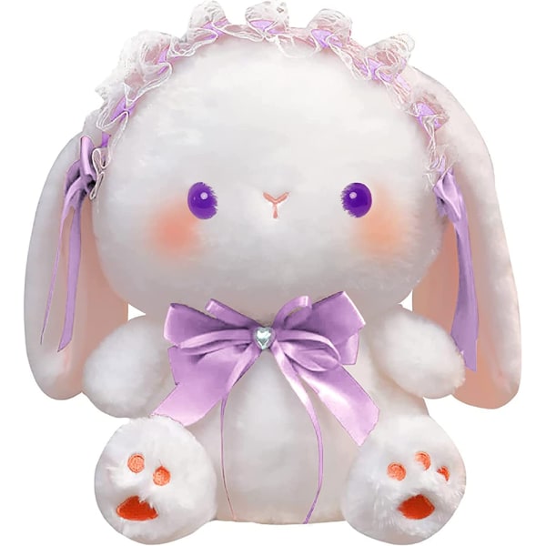 Härligt plyschdjur, Lolita kanin gosedjur docka plyschleksak purple 25cm
