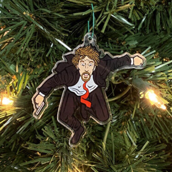 Adventskalender 2023 Jul Hans Gruber Fallande Från Die Hard 1