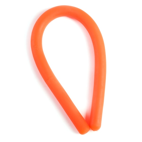 Stretchy Nudelsnöre Neon Kid Barn Fidget Toy Sensorisk leksak Orange 1pcs