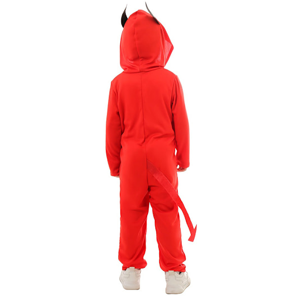 Halloween Barnkläder för Barn Röd Demon Djävul Ond Bat Vampyrer Klänning Halloween Cosplay Kostymer Bull Spöke Party Rollspel Upp Jumpsuit För Barn Boy S