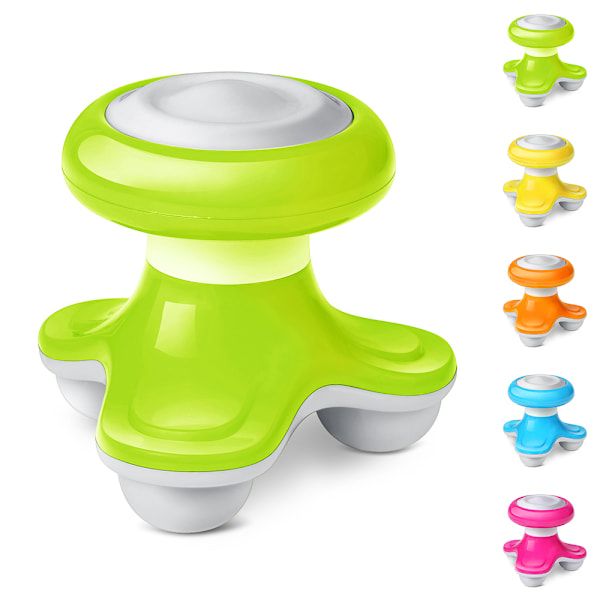 Elektrisk Mini Massager för Nacke, Axlar - Vågrörelse och Vibration för Avkoppling green