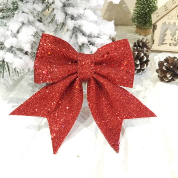 Stora Rosetter Julgransrosetter Ornament Gåva Jul Heminredning red 2 pcs