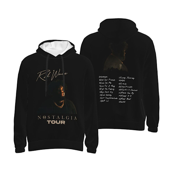 Rod Wave Nostalgia Hip Hop Musikk Hettegenser Menn Kvinner Genser Pullover Jumper Casual Topper S