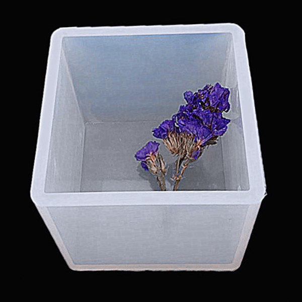 Kub Resin Form Ornament Resin Kristall Fyrkantig Form Användbar 20*20*20mm