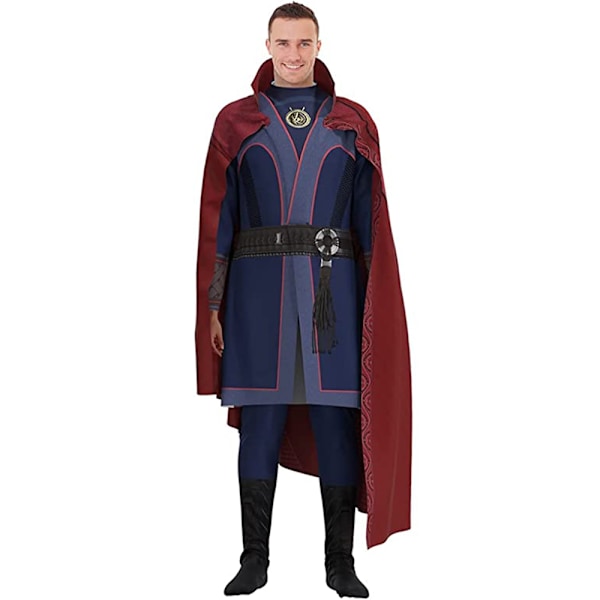 Herr Doktor Strange Kostym Cosplay Dr Kapp Halloween Party Rekvisita Finfina Kläder 170cm