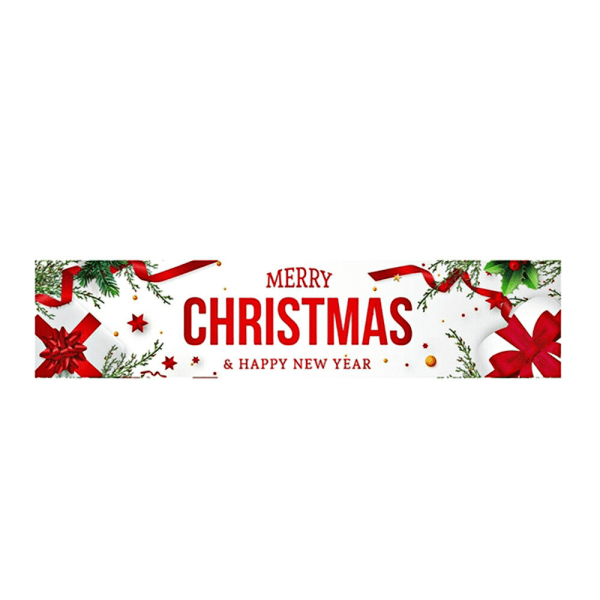 God Jul Banner Dekorasjoner Jul Utendørs Rekvisitt Hjemmeinnredning B