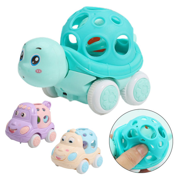 Baby Skallra och rullande fordon Leksak för pojkar och flickor
