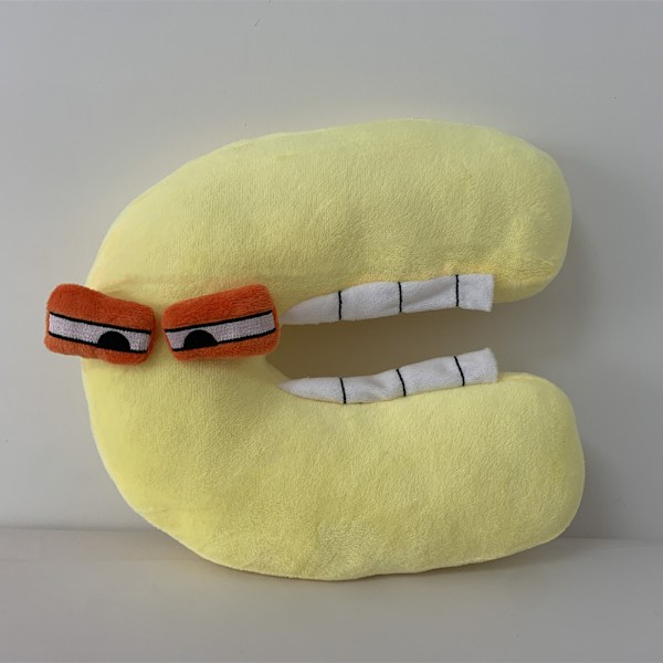 Alphabet Lore Plyschleksak Fylld Plushie Söt Docka Julgåva Barn C