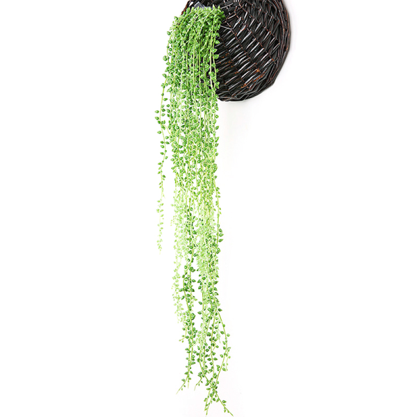 Konstgjorda Hängande Växter Fake Flower Grön Murgröna Väggdekor Dark Green 1 PC