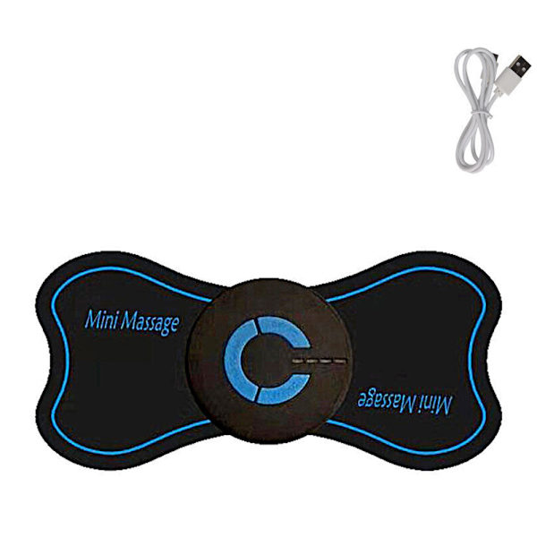 Bärbar Mini Nackmassager Cervical Stimulator Smärtlindring Present rechargeable
