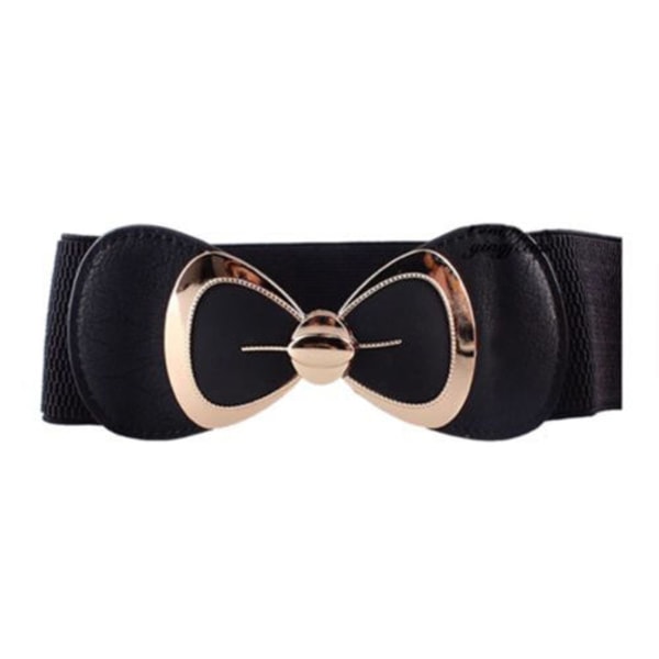 Dam Stretch Spänne Midjebälte Elastisk Korsett Midjeband pink