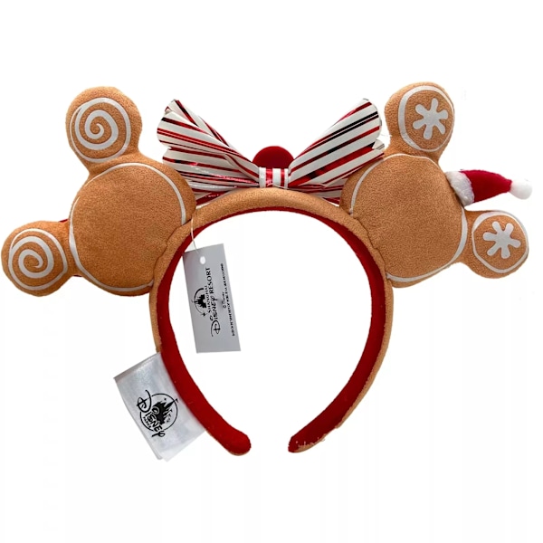 Disney Parks Minnie Mikki Piparkakku Joulu Korvat Panta UUSI