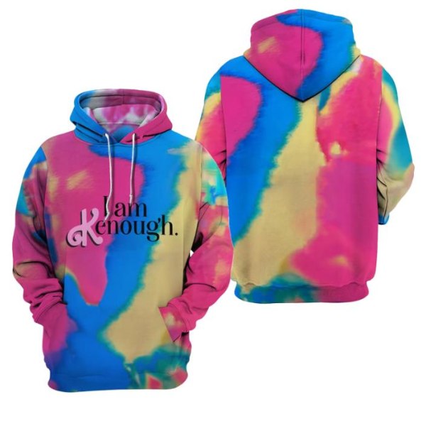 Dam Barbie Filmer Jag Är Kenough Kostym Huvtröjor Sweatshirt 3XL