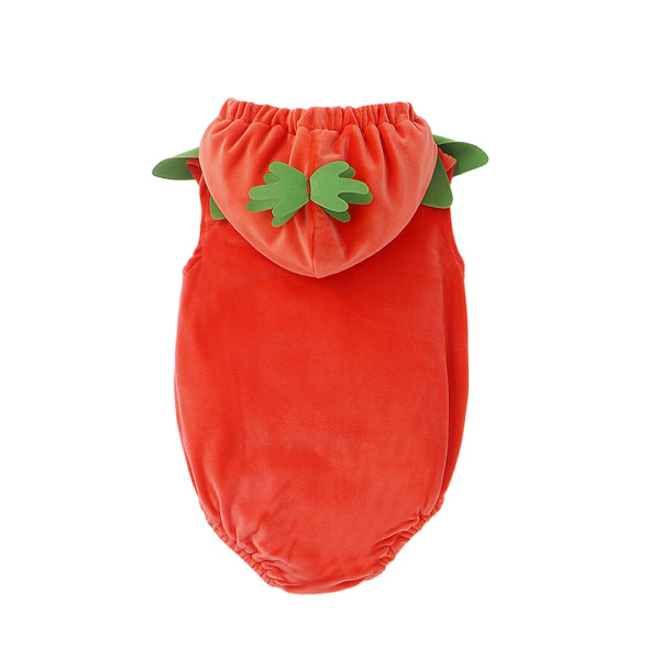 Nyfödd Baby Pumpa Kostym Dragkedja Sparkdräkt Klänning Halloween Outfit 70cm