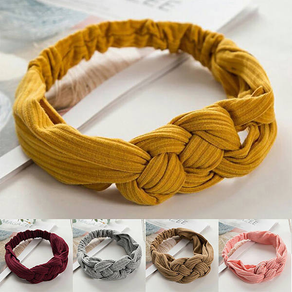 Kvinnors Brett Brett Kors Pannband Elasticitet Hårtillbehör Ginger