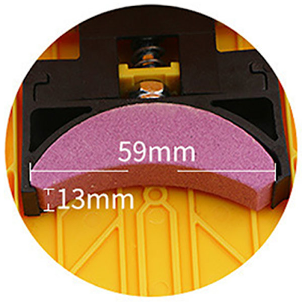 Motorsag Slipestein Halvmåneformet Kvernstein 3pcs