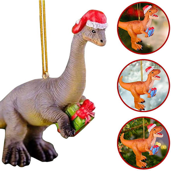 Jule Dinosaur Hengende Ornament Anheng Juletre Fest C