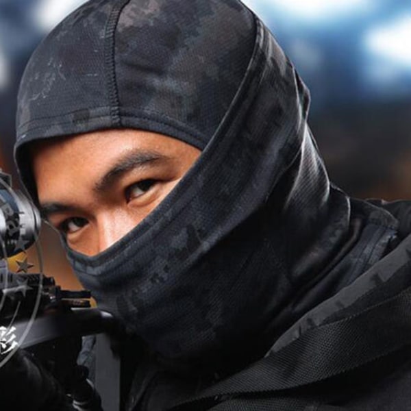Taktisk Balaclava Camo Mask Halsrör Scarf Utomhusjakt #1