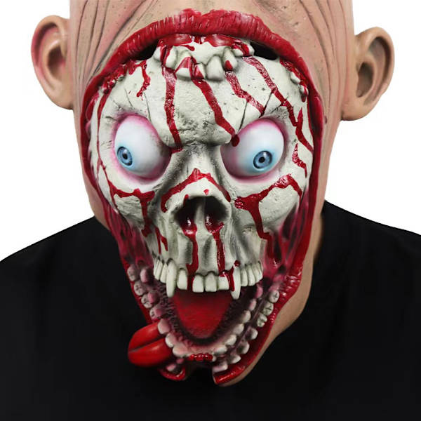 Halloween Djævel Zombie Maske Cosplay Party Rekvisitter Latex Masker