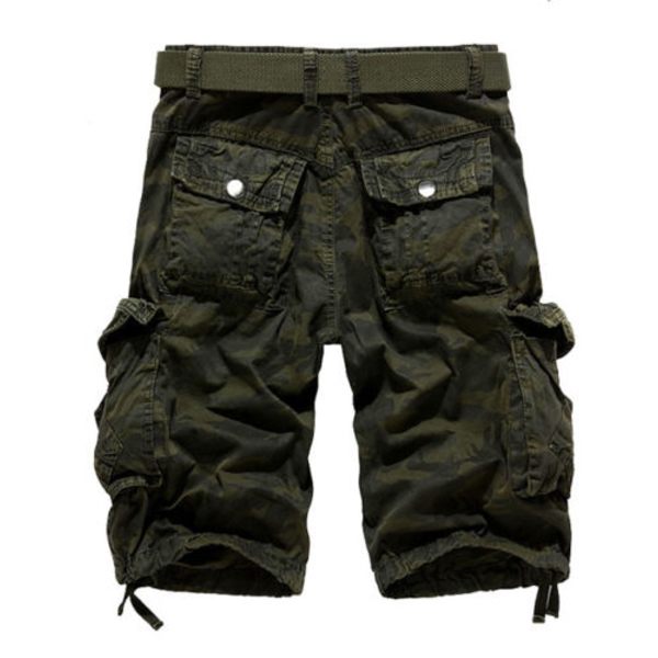 Miesten armeijan maastokuvioiset taistelushortsit, rennot cargo-shortsit Yellow 30