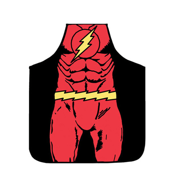 Kök Unisex Förkläde Vuxna Superhjälte Flash Man