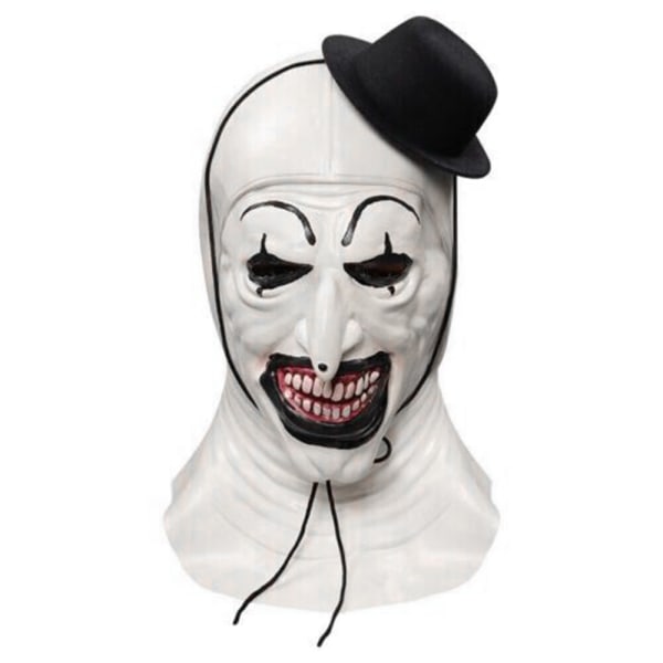 Terrifier 2 Art the Clown Mask Cosplay Kostym Maskerad rekvisita C
