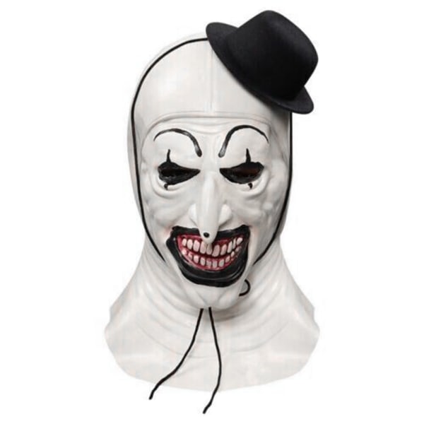 Terrifier 2 Art the Clown Mask Cosplay Kostym Maskeradrekvisita C