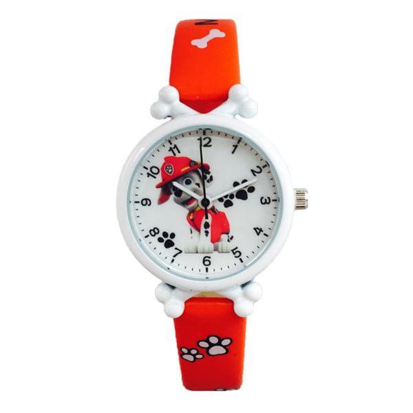 3D Paw Patrol klockor Armbandsur Watch Flicka Pojkar Barn Tecknad Watch Red