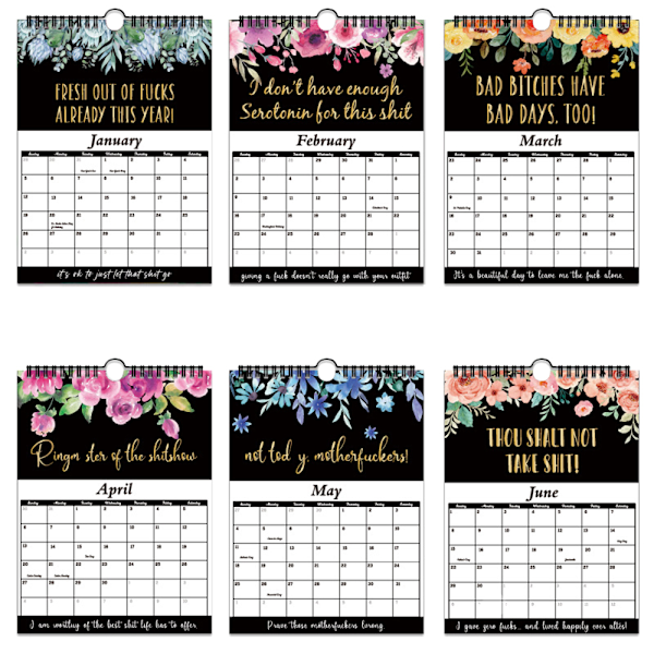 2025 - It-kalender för Trötta Kvinnor, 2025 Trötta Kvinnor Kalender, - It Väggkalender för Trötta