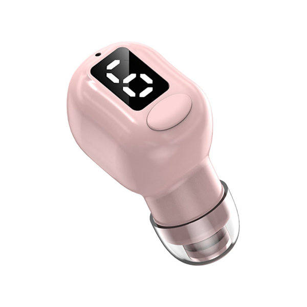 Osynliga Hörlurar Trådlösa Hörlurar Nya Mini-Hörlurar, för iPhone och Android pink