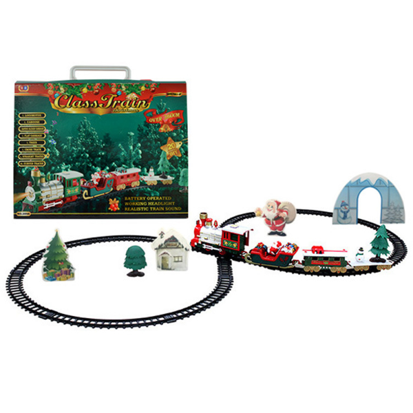 Jul-Tågspårset Leksak Byggstenståg Barnpresent