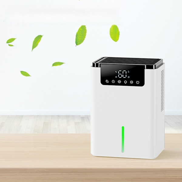 [Snabb Leverans] Luftavfuktare - 60W Intelligent Elektrisk Avfuktare - Med Avfrostnings- & Sovlägesfunktion, För Sovrum, Källare, Barnrum m.m.