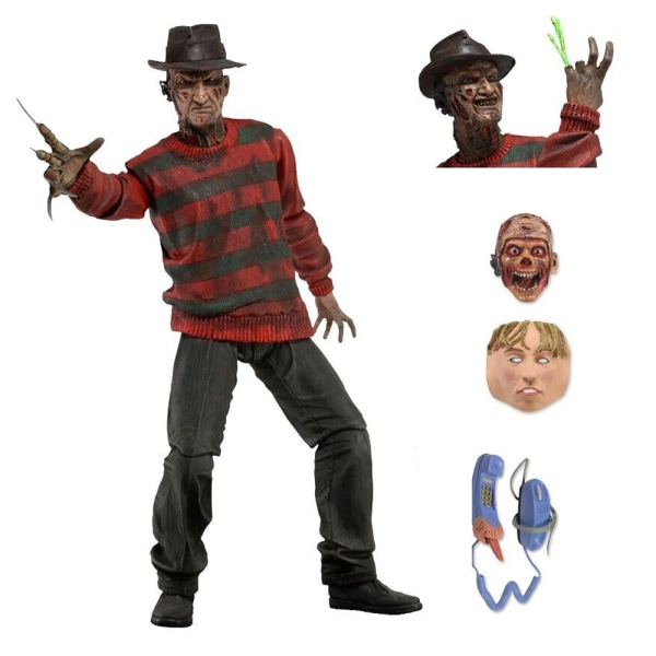 Freddy Krueger Nightmare Actionfigur Halloween Leksaker