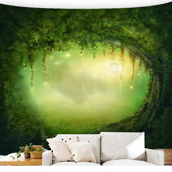 Magisk Skog Väggdekoration Tapestry-1 C 200*150cm