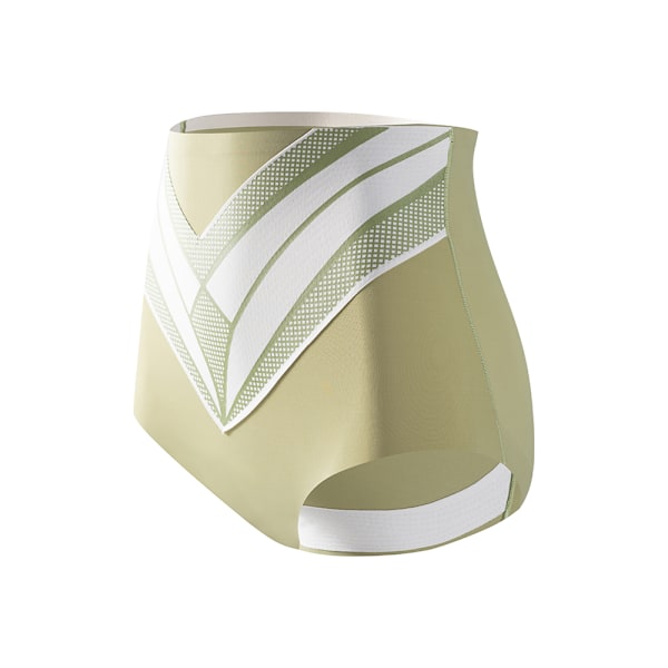 Cross Compression Formande Shorts Byxor Hållbara Högmidjade Stretchiga Lyftbyxor För Kvinnor Green XL