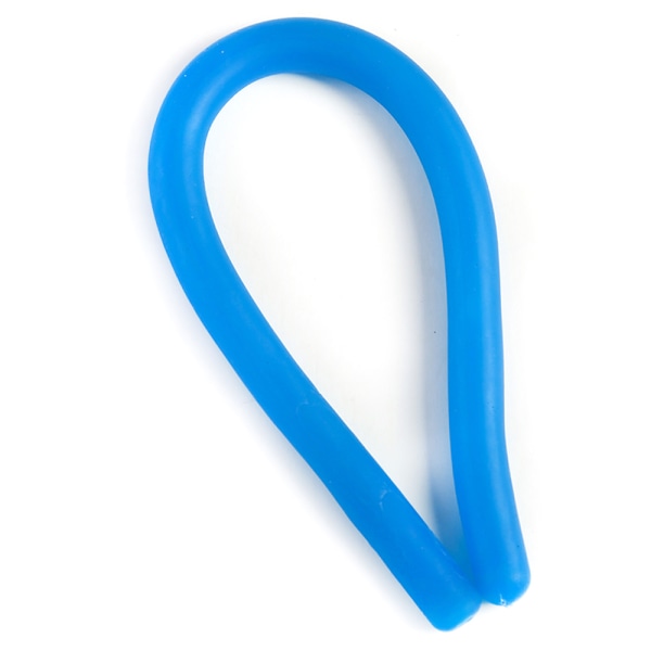 Stretchy Nudelsnöre Neon Kid Barn Fidget Toy Sensorisk leksak Blue 1pcs