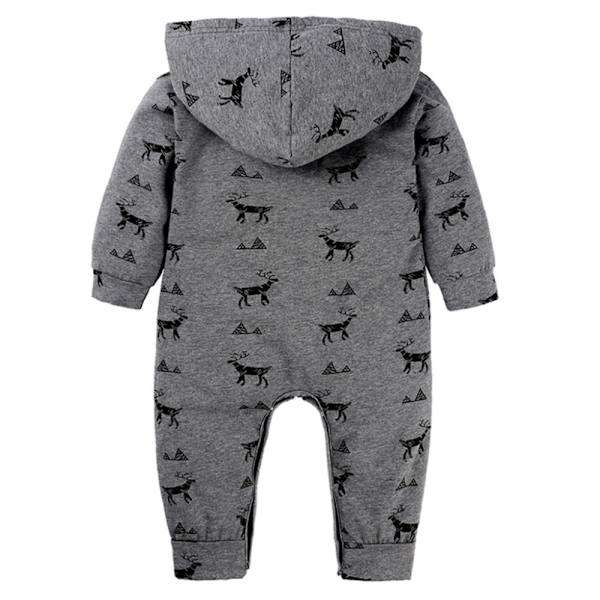 Baby Pojkar Flicka Overall med Huva Jumpsuit Kläder Outfit Camouflage 70cm