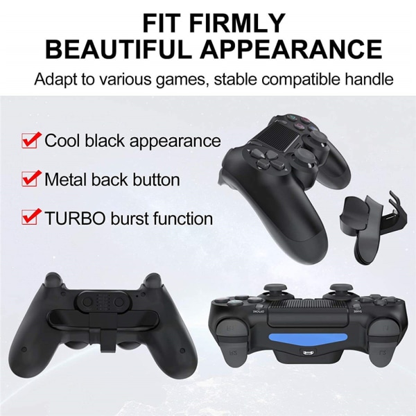 Paddlar Back Button Attachment PS4 Controller Extension Gamepad