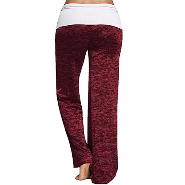 Dam Pyjamasbyxor Loungebyxor Nattbyxor red L