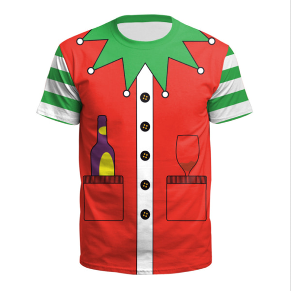 Jul Unisex Tröja T-Shirt Sportkläder Inomhus Vinter G 3XL