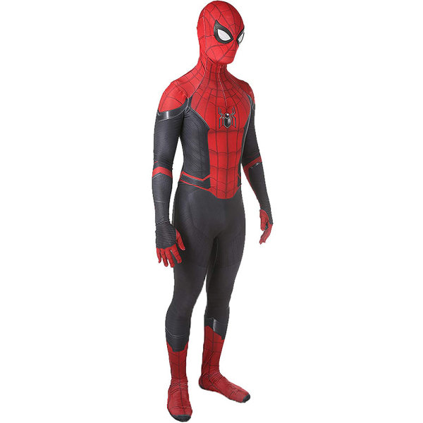 Superhjälte Spiderman Cosplay-dräkt Fancy-dress Up Halloween Jumpsuit Vuxen 190cm